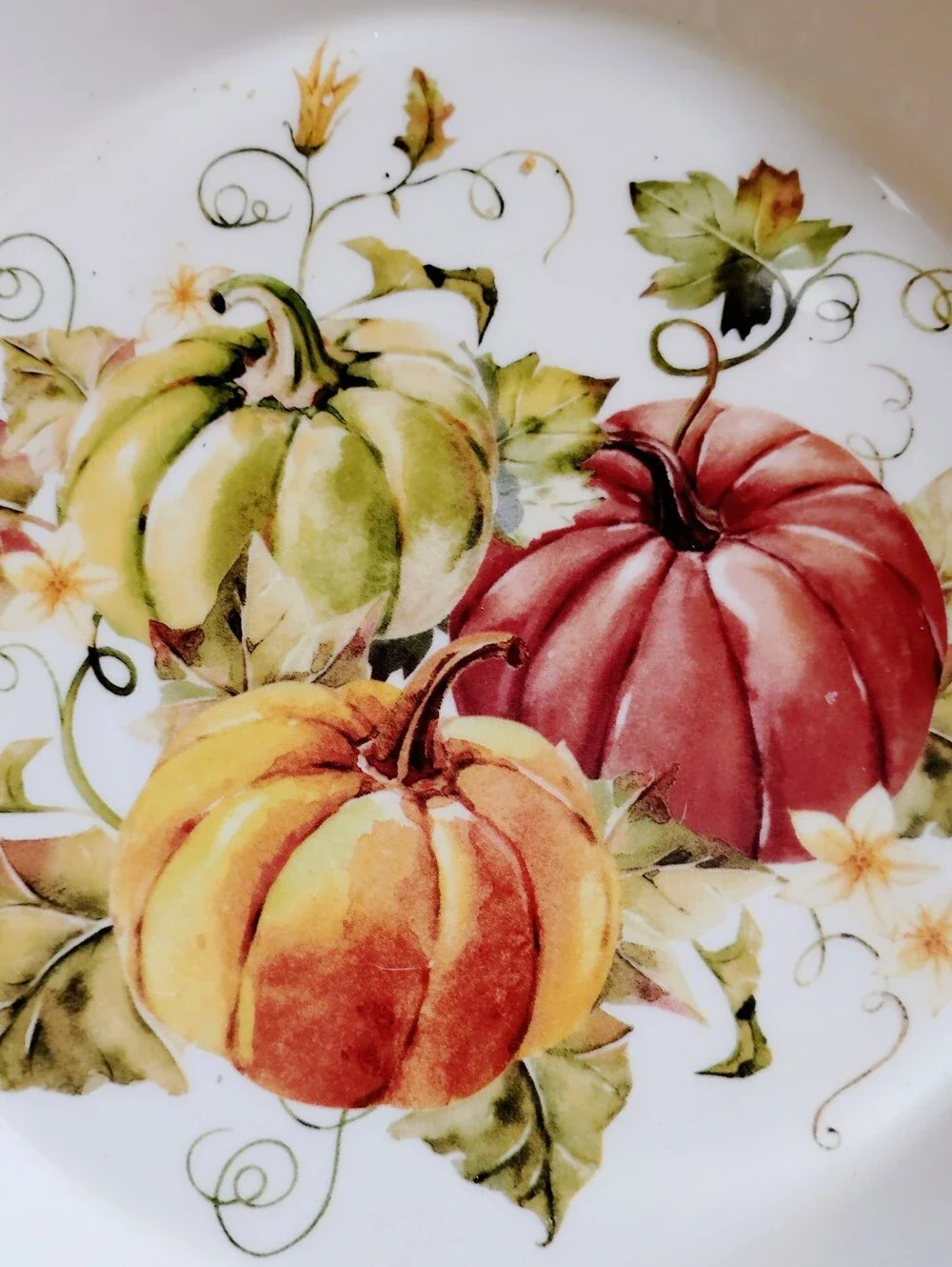 White Ceramic Dessert Plate